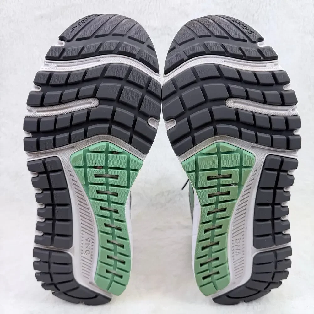Brooks Ariel 20 Womens Running Shoes Alloy Blackened Pearl Green Size 11 Wide